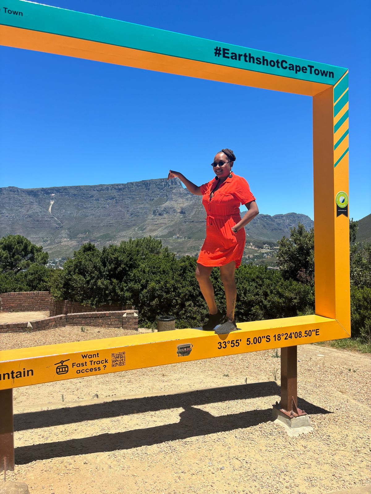 Nancy traveling in South Africa
